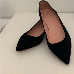 J Crew Pointy Toe Suede Flats